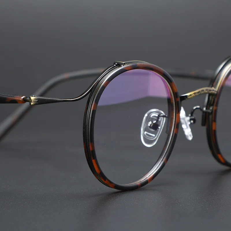 TR90 Transparent Round Glasses Men Women Vintage Optical Eyeglasses Frame Prescription Spectacle Frames man Clear Eyewear Oculos