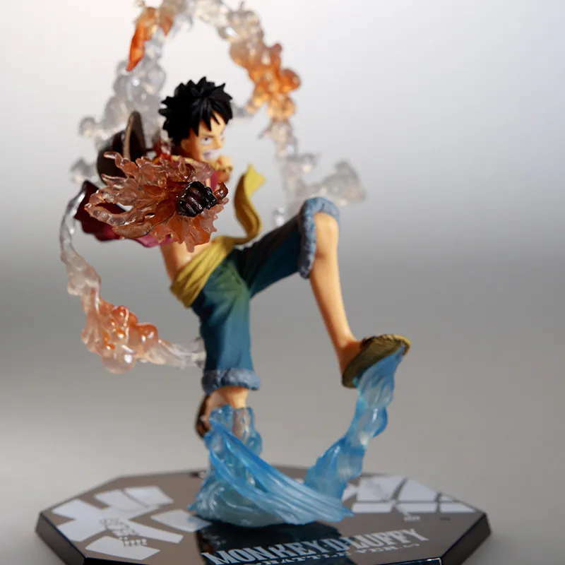 Anime Figure Toys One Piece Monkey D Luffy Figuarts Zero Battle Ver Rubber Rubber S Red Hawk Pvc Action Figure Toys Gift