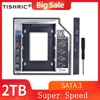 TISHRIC Optibay 12.7mm/9.5mm 2nd HDD Caddy SATA 3.0 HDD Case/Enclosure For 2.5'' SSD 2TB for Laptop CD-ROM Adapter DVD HDD ► Photo 1/6