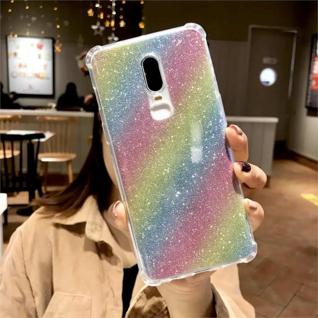 Slim Rainbow Anti-Shock Shockproof Armor Case For Meizu M6 M8 M5 Note M5S M6S M6T X8 Cover Silicone TPU Back Soft Phone Cases |