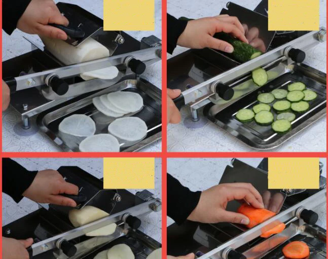 Кухонные инструменты машина для нарезки мяса сплав+ нержавеющая сталь бытовая ручная регулируемая толщина мяса и овощей слайсер гаджет