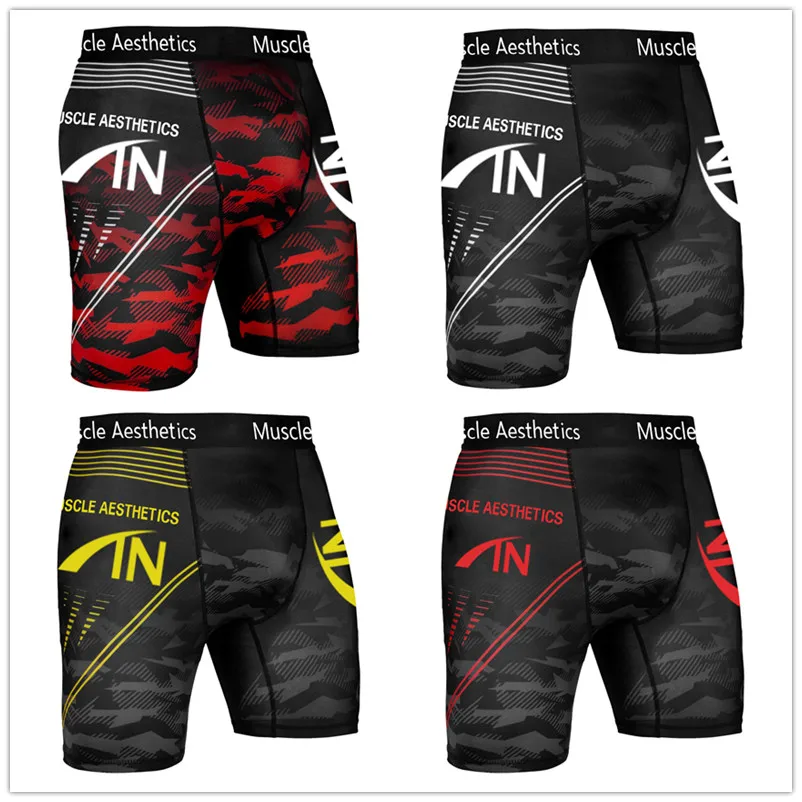 

Men's Legging Shorts Cool Dry Compression Baselayer Shorts Pants Capri Tights Cycling Jogger Short Pants