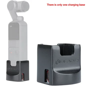 

Charging Base 1/4 Screw USB Charging Port ABS Mount Black Type -C Durable Portable Stand Holder For DJI OSMO Pocket