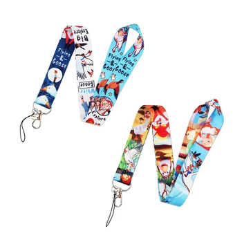 

K2195 Wholesale 20pcs/lot Goose Caroon Lanyard Cool Print Lanyards Strap Phone Holder Neck Straps Hanging Ropes