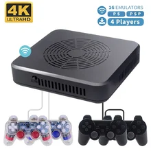 

WiFi HD Video Game Console For PS/PSP 16 Emulators Retro Game Built-in 100 3D Games+2900 Games Support 4 Player