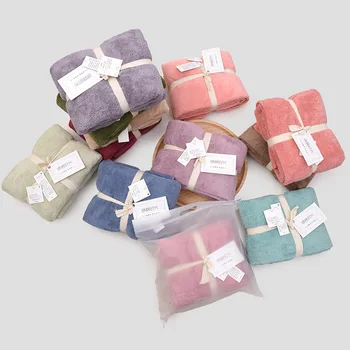 

Adult Absorbent Quick-Drying Microfiber Bath Towel Household Plain Japanese Simple Style Bath Towel