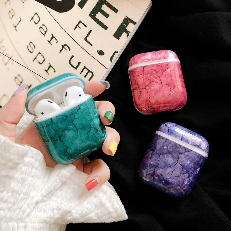 

Luxury Case For Original Apple Airpods Case Marble Cute Cover For Airpods 2 1 Case Accessories Headphone Air Pods Case Box Coque