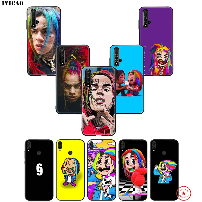 

IYICAO 6ix9ine Tekashi69 Soft Case for Huawei Honor 20 10 9X 9 8C 8X 8 7X 7C 7A 6A Nova 5i 4 3i 2 2i Lite Pro View 20 Note 10