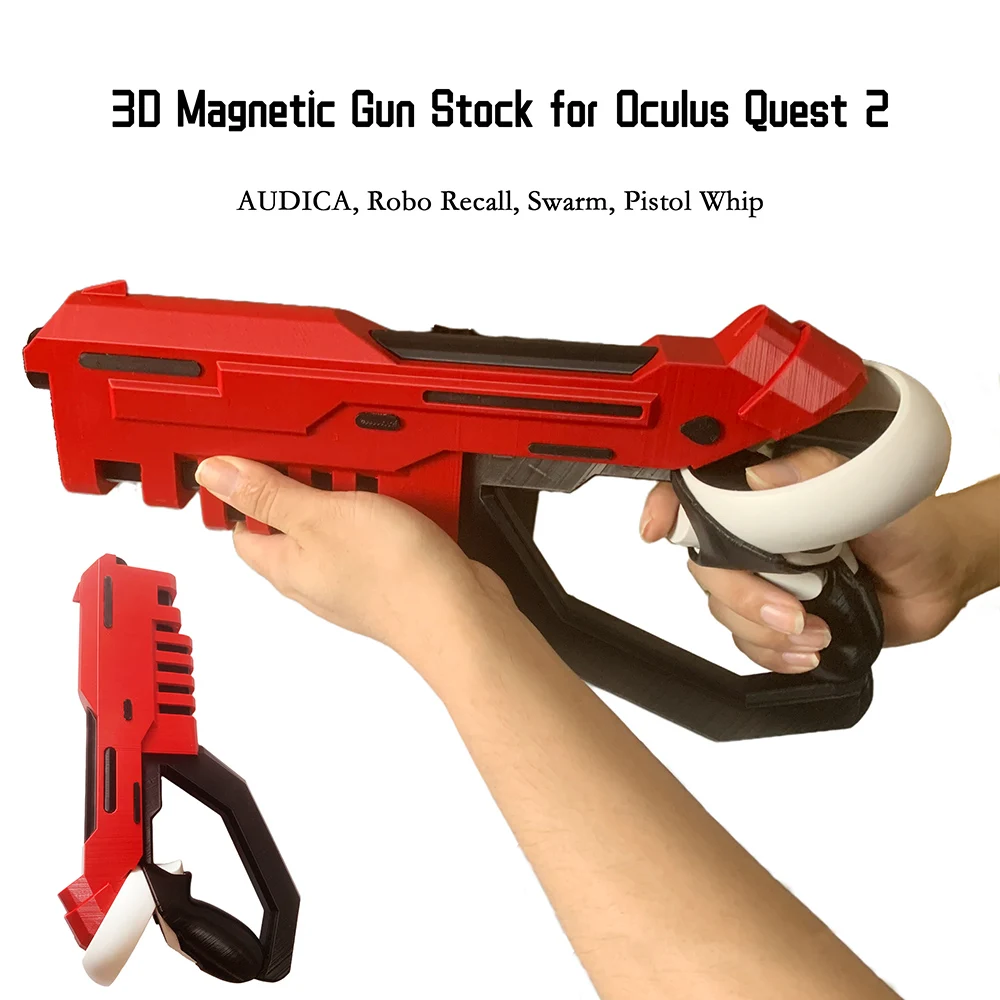 3D Gun Stock for Oculus Quest 2 Enhance the Gaming Experience Oculus Quest 2 Gun