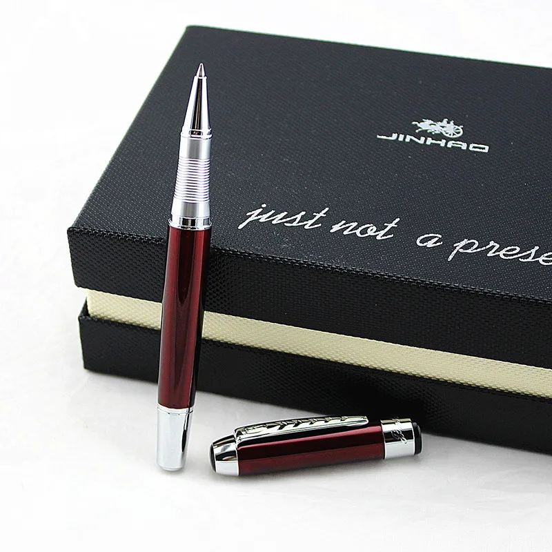 Jinhao, роскошная брендовая металлическая шариковая ручка, роскошные шариковые ручки для деловых подарков, офисные школьные принадлежности, канцелярские принадлежности