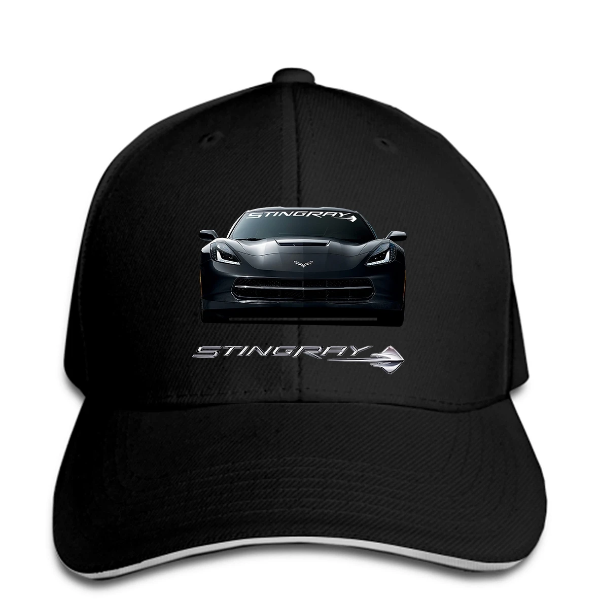 Распродажа Chevrolet C7 Corvette Stingray-вид спереди Snapback Кепка женская шляпа | Аксессуары для