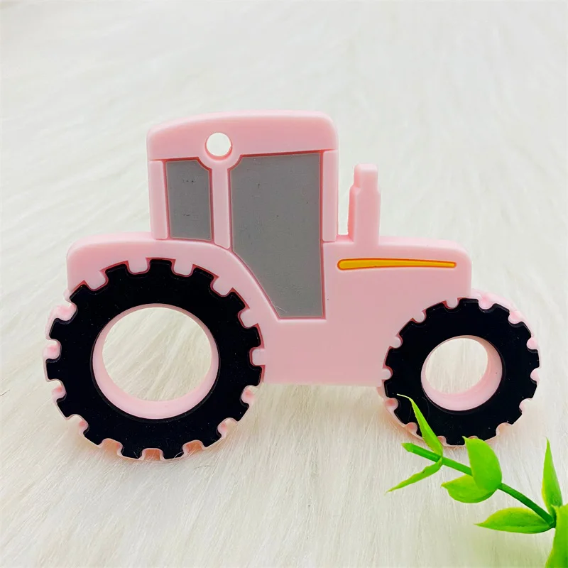 1PCS BPA Free Car Silicone Baby Teether rodent Baby Teething Toys Chewable  Baby Products Nursing Gift 3