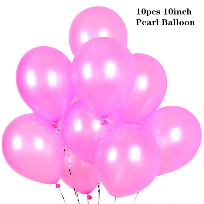 Аксессуары для шариков, 5 м, цепочка для воздушных шаров, ПВХ, резина, для свадебной вечеринки, дня рождения, декоративный шар, цепочка, арка, Декор, 18, с днем рождения - Цвет: 10pcs-Q15-PinkBallon