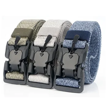 

Outdoor Waist Belt Wuick Release Adjustable Nylon (Magnetic Tactical) Belts Waistband Accessories WW