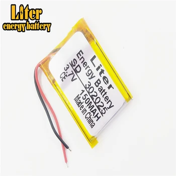 

302025 3.7V 150MAH Polymer lithium ion / Li-ion battery for,smartband,smart watch;bluetooth li po rechargeable battery