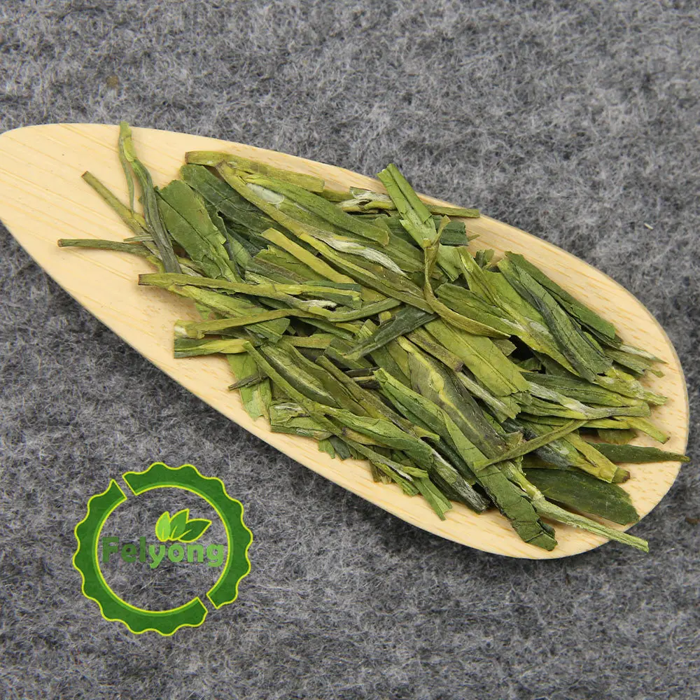 Dragon Well зеленый чай, весенний органический чай, китайский зеленый чай