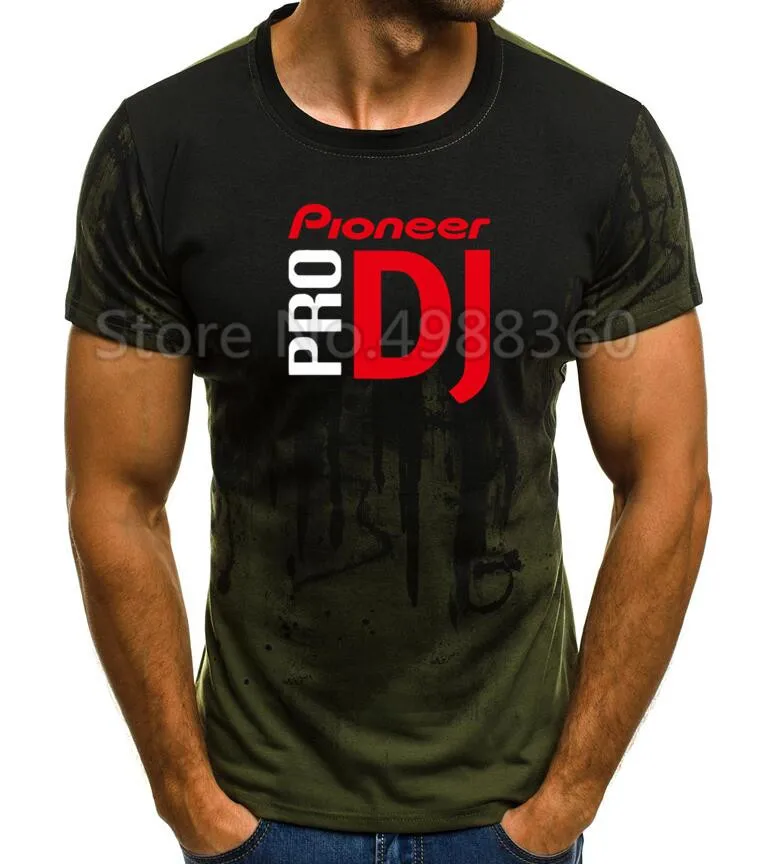 DJ стильная Пионерская Мужская футболка с круглым вырезом, новая летняя модная футболка для пионеров DJ PRO, Мужская футболка, футболки