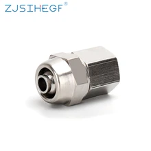 PCF 1/8 &quot1/4&quot 3/8 &quot1/2&quot BSP Coper внутренние пневматические фитинги
