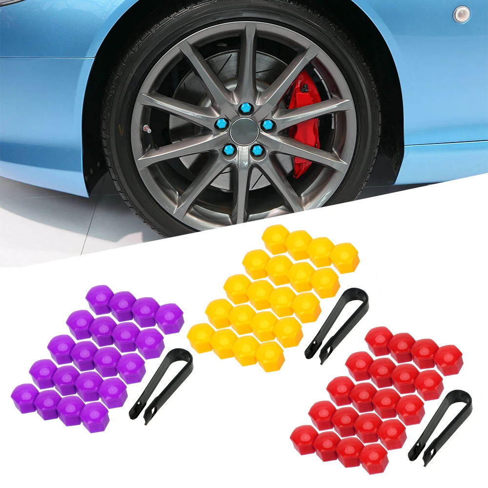 Embellecedores de cubo de neumático de coche, accesorios para decoración exterior, todoterreno, 4x4, 20 17mm|Tuercas y pernos| - AliExpress