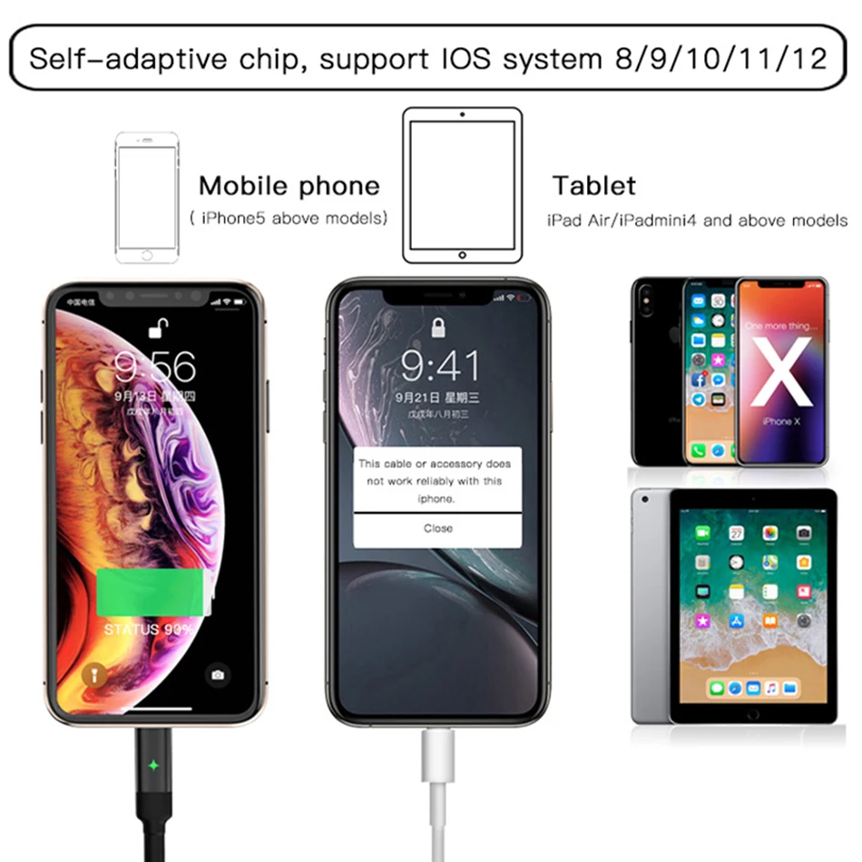 Кабель Micro USB для быстрой зарядки интеллектуальное отключение питания usb кабель