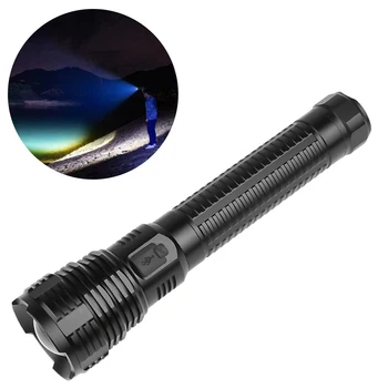 

LED Flashlight 18650 Zoomable Outdoor Light Camping Hinking Waterproof Flashlight Zoomable Flashlight Rechargeable