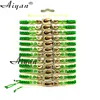 12Pieces Men And Women's Style Malverde And St Jude And The Virgin Mary Drop Oil Alloy Crystal Religion Hand Made Braid Bracelet 6