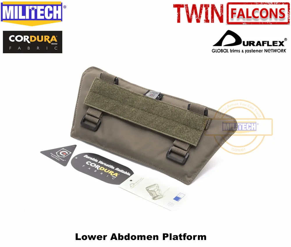 MILITECH TWINFALCONS TW 500D Delustered Cordura Molle Crye CP Нижняя Брюшная платформа тактическая подбрюшная Molle Базовая вешалка