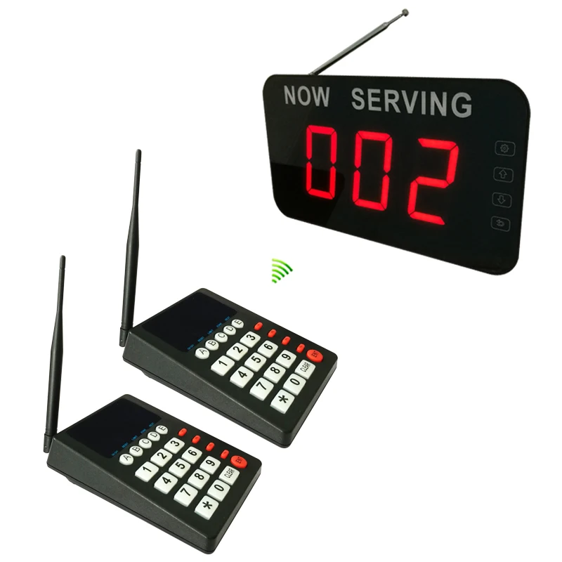 

Top Popular Queue Call System K-Q13+K-999 with 1pc Display + 2pcs Keypad