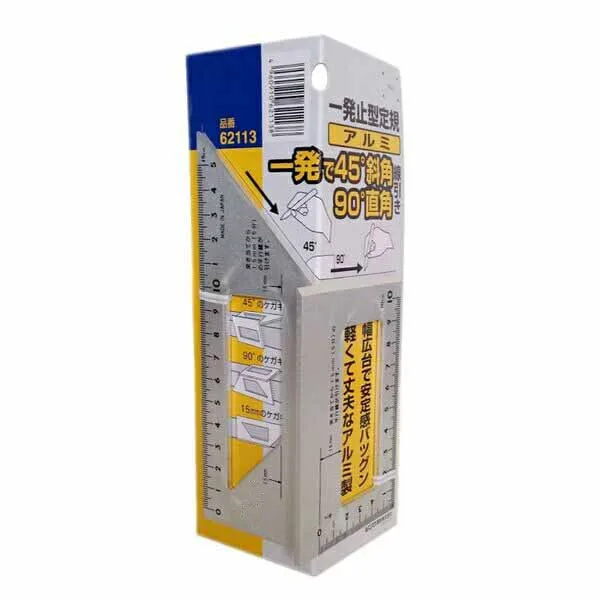 

Trapezoid Angle Ruler Multi-functional L-square 90-Degree High-Precision 45-Degree Esquadro mu gong chi