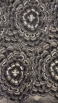 

fashion French Lace Fabric JIANXI.C-89803 High Quality African Tulle lace Embroidered net Lace Fabric