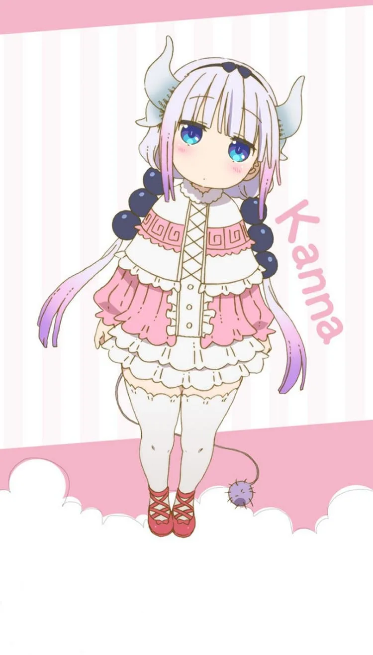 Новинка; костюм для косплея горничной tohru с изображением дракона Кобаяши; костюм горничной дракона мисс Кобаяши; костюм для косплея Канны Камуи