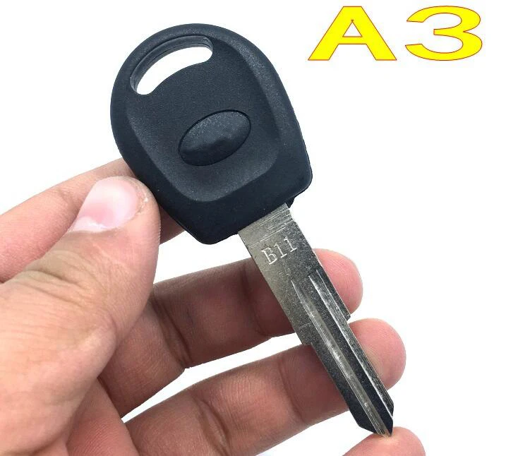 Сменный Чехол для ключа транспондера для Chery A1 A3 A5 Tiggo Fulwin 2, не вырезанное лезвие, брелок для ключей с логотипом