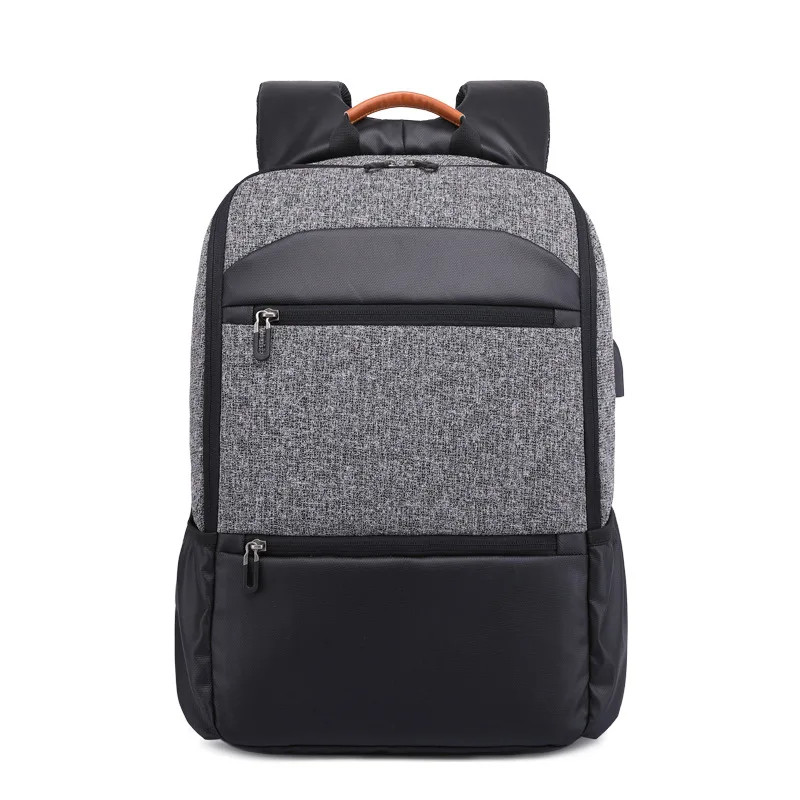 

2019 New Style Men Backpack Breathable Burden Relieving Schoolbag USB Charging Multi-functional Business Computer Bag