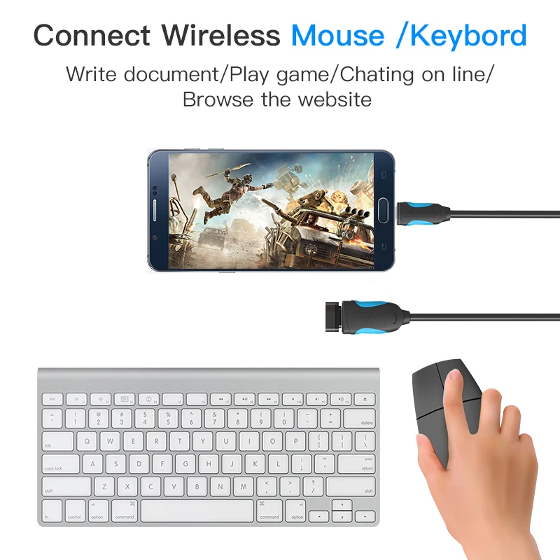 Переходник Vention с USB C на 3 0 OTG кабель Type Micro для Huawei MacBook Pro Samsung адаптер 2 0|usb to usb|cable usb