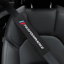 Car Seat Belt Cover Car Styling Auto Case For BMW M Power Performance M3 M5 X1 X3 X5 X6 E46 E39 E36