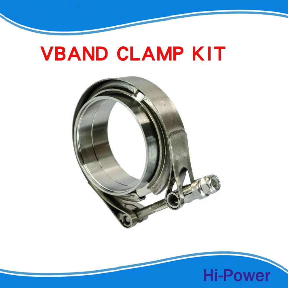 3" SUS 304 Steel Stainless Exhaust V Band Clamp Flange Kit V-Band Vband Male Female Design WLR5243