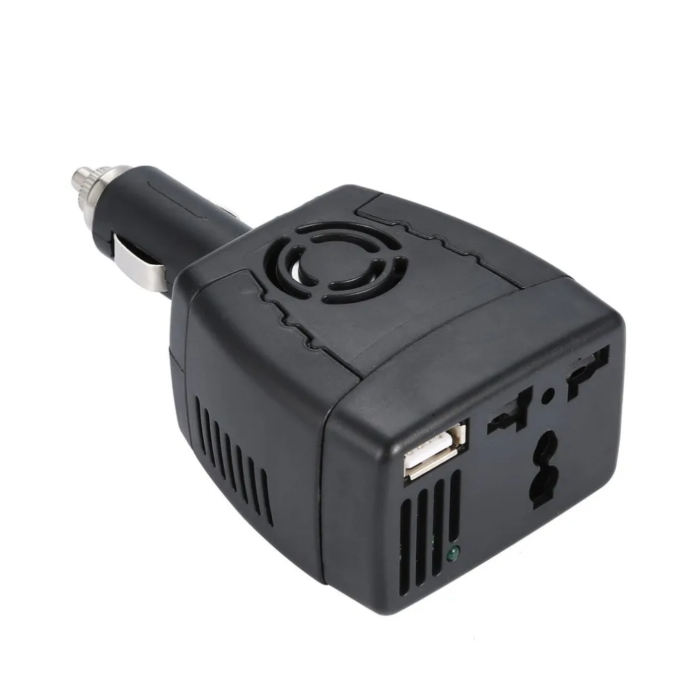 Инвертор 12 В 220 В 150 Вт USB инвертирующий усилитель мощности DC В AC 12 В до 110 В 220 в автомобильный преобразователь напряжения автомобилей инверсор с
