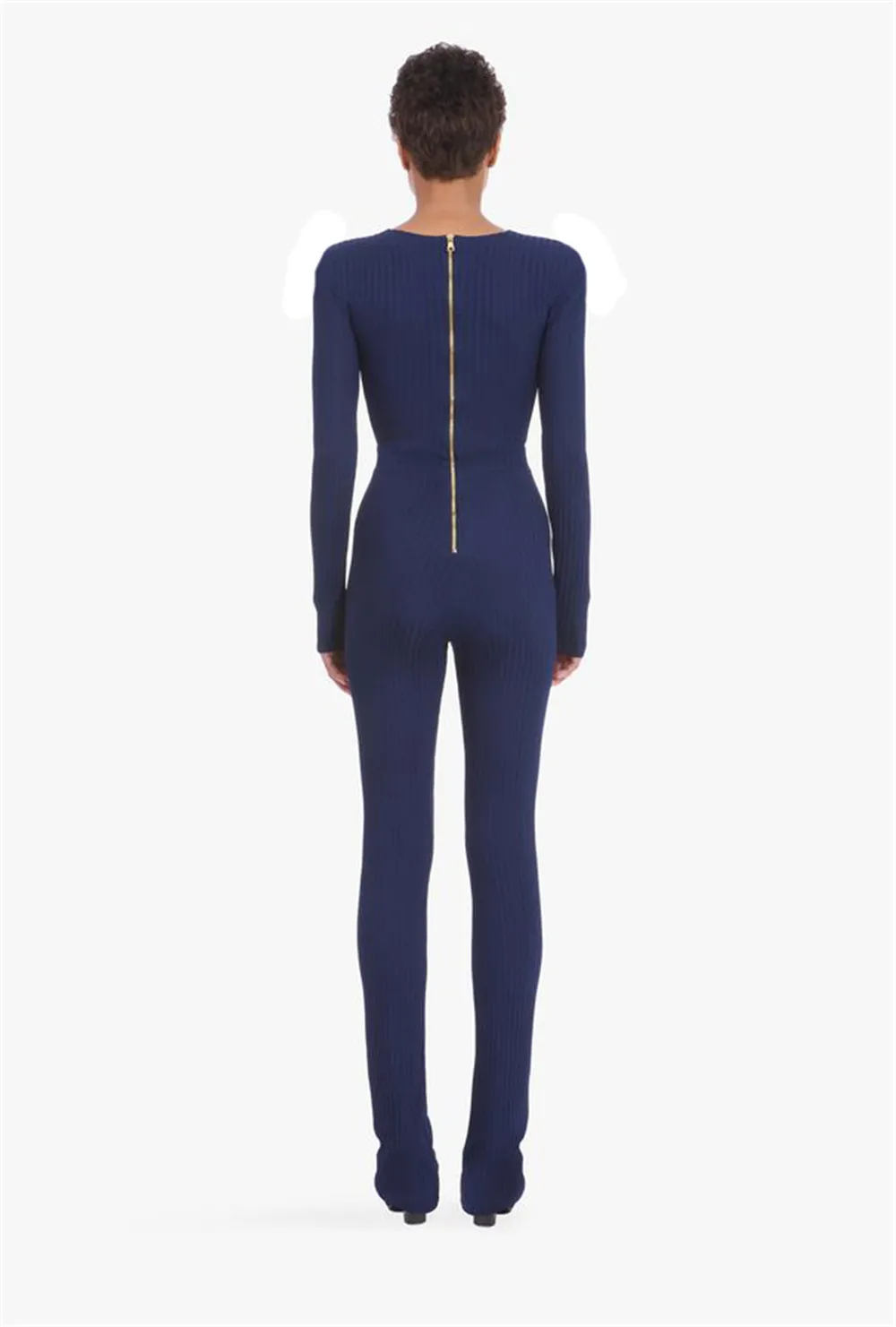 tight long sleeve jumpsuit