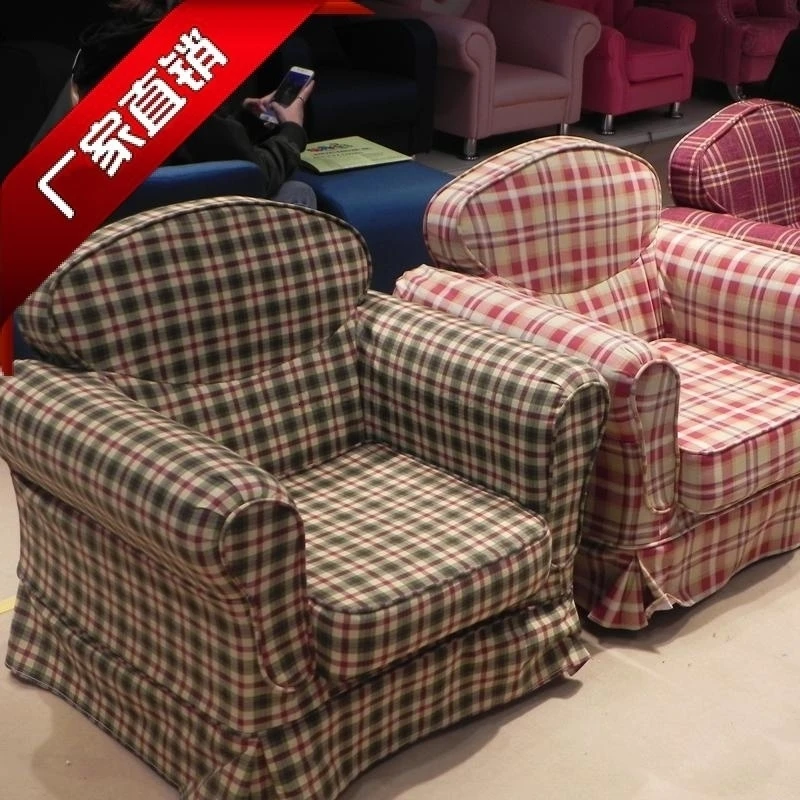 

Small Sofa Single Person Mini Sofa Small Apartment Northern Europe Fabric Art Can Wash And Wash Simplicity Modern Bedroom