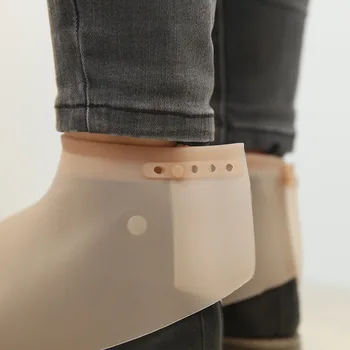 

1 Pair Shatterproof Silicone Shoe Cover Barber Foot Covers Hair Stylist Shoe Cloth Dustproof Waterproof Cover for Hair Salon