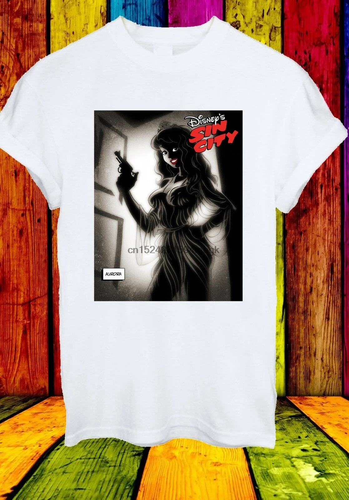 Sin City Aurora Philip Sleeping beauty Leah Мужская и женская футболка унисекс 792 (1)|Футболки| |
