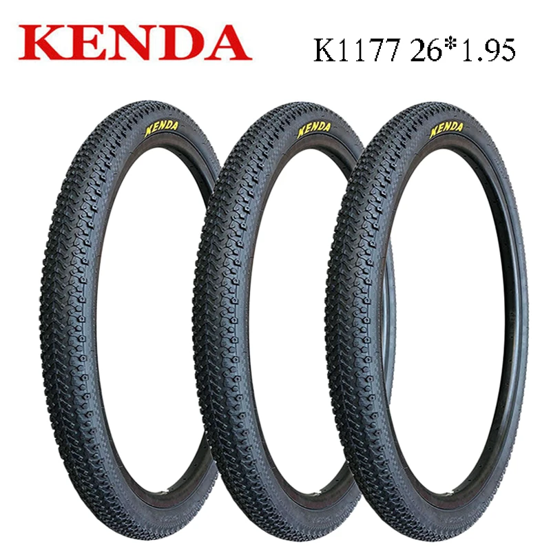 2 шт. MTB 26*1 95 шины K1177 65PSI 22TPI KENDA не складные велосипедные Нескользящие для горного