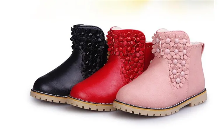 Модные ботинки для девочек детская обувь милые детские ботинки из искусственной кожи удобные мягкие ботинки martin для девочек Размеры 26-35
