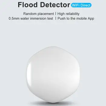 

Durable Wifi Wireless Water Immersion Sensor Smart Home Equipment Home Automation Scene Security Alarm Linkage Scene Setting