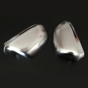 

CITALL 8F0857528 8F0857527 1 Pair Matte Silver Mirror Cover Cap fit for Audi A4L Q3 A5 A6L A8