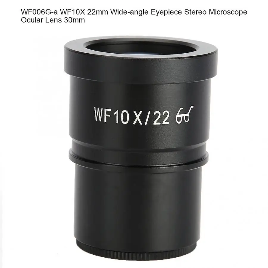 WF10X окуляр микроскопа 22 мм широкоугольный стерео микроскоп объектив 30