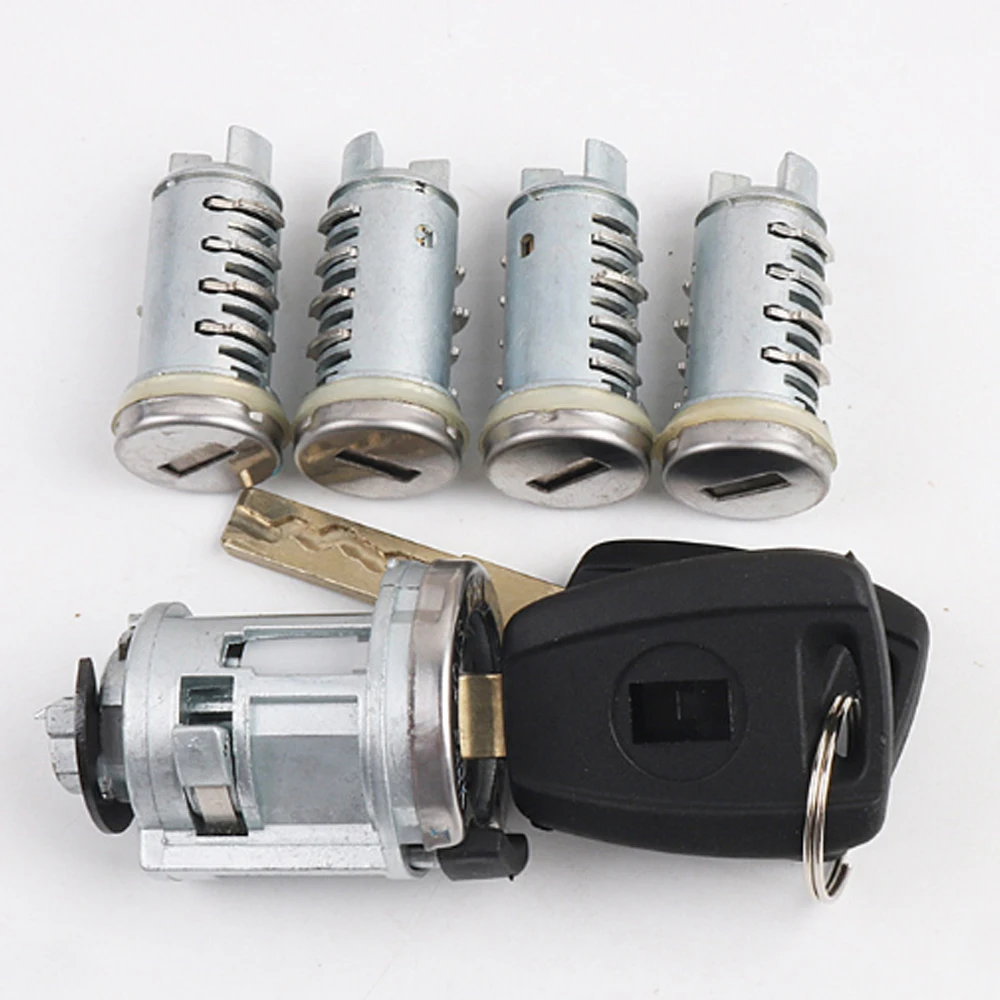 Car Ignition Lock Set For Fiat Ducato SIP22 Blade Car Key Door Original Milling Cylinder Trunk Lock