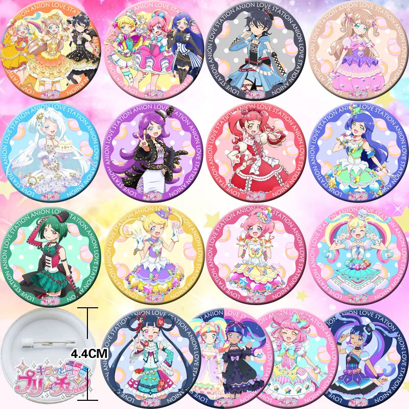 

16pcs Pretty Channel Bedge Collect Figure Bags Badge Button Brooch Pin Souvenir Figuras 8291 Cosplay Gift
