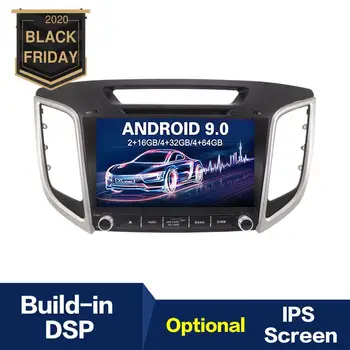 

Android 9.0 Car DVD Radio For Hyundai Creta ix25 2014-2018 GPS Navigation Player Video Multimedia Stereo Bluetooth Headunit