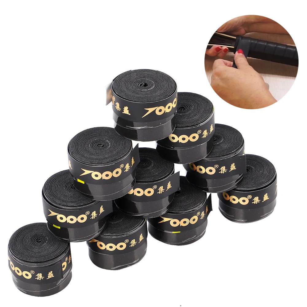 

10 Roll Racket Grip Soft Sweatband Tennis Racket Overgrips Hand Grips